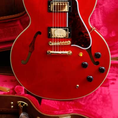 Epiphone Inspired by Gibson Custom 1959 ES-335 Cherry Red Electric Guitar & Hardcase image 17