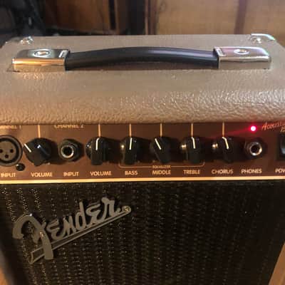 Fender Acoustasonic 15 2-Channel 15-Watt 1x6" Acoustic Guitar Amp 2013 - Present - Brown image 5