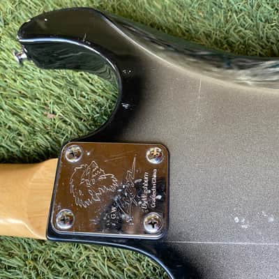 Lyon Brian Bell Weezer Limited Edition #’d 0789 of 6000  - Black/Gray Silverburst Strat Stratocaster LX3 LX3WZ image 6