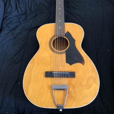 1970s Harmony Silvertone H1227 (Stella) 12-string guitar - high action image 2