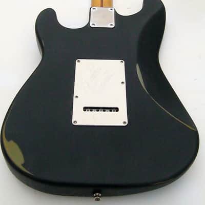 Fender Squier Stratocaster - Light Relic Black image 13