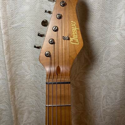 Custom Strat Relic Aged Pink Paisley Vintage White w/ Fender Bridge and Pickups image 4
