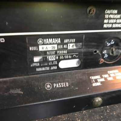 1970s Yamaha RA70R Rotary Amp - GILMOUR rare!! image 3