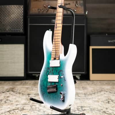 Legator N7FOD Ninja Multiscale Electric Guitar - Arctic Blue with Gig Bag image 11