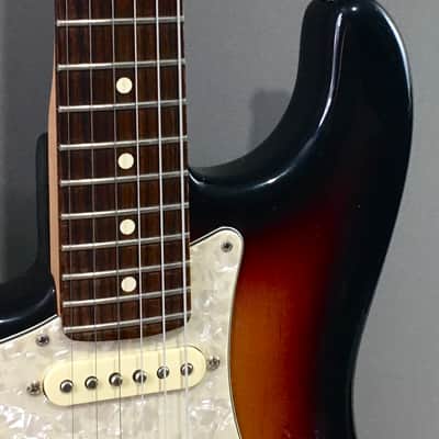 LEFTY! Vintage American Standard 2016 Fender USA Strat Guitar Custom Classic Sunburst NOS Relic HSC Texas CS Pups image 6