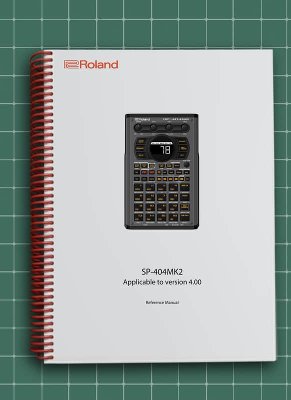 Roland SP-404MK2 — 7 in 1 Owners Manual Guide Guide — 359 Pages — USA Made image 1