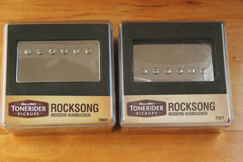 TONERIDER H1 ROCKSONG Humbucker SET NICKEL Alnico II Vintage Neck +Hot Bridge PAF 8k+12k image 1
