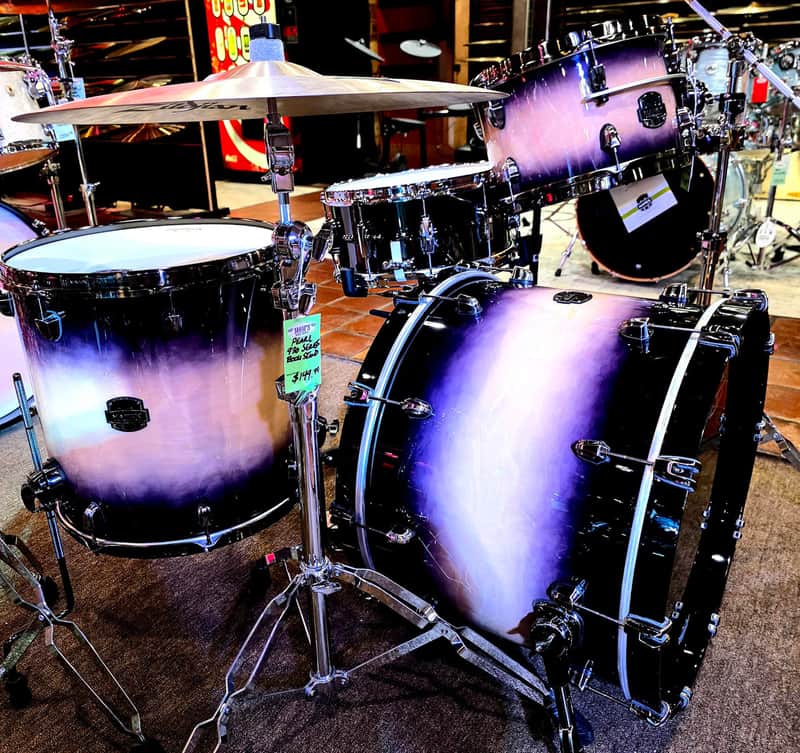 Mapex Saturn Evolution Hybrid Organic Rock 3PC Shell Pack - Exotic Violet Burst Lacquer image 1