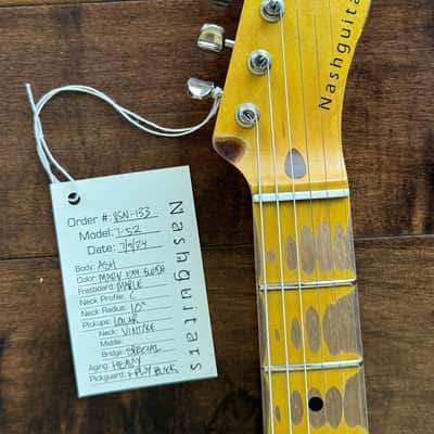 Nash Guitars Model T-52 Mary Kay White Maple Neck VSN133 image 6