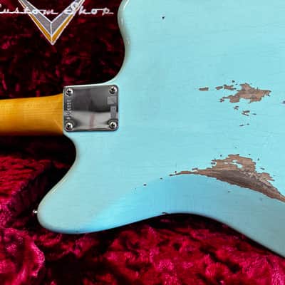 Fender Custom Shop Dealer Select '61 Jazzmaster Wide Range Relic Left-Handed 2022 - Surf Green image 20