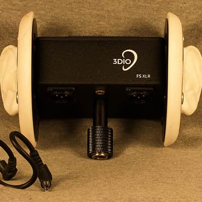 3dio Free Space FS XLR Binaural Mic Pair c. 2019 image 4