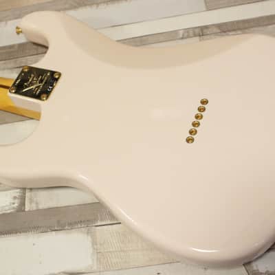 Fender Custom Shop LTD 70th Anniversary 1954 Hardtail Stratocaster DLX Closet Classic - Super/Super Faded Aged Shell Pink image 7