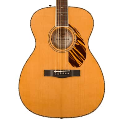 Used Fender PO-220E Orchestra Acoustic Guitar w/ Case - Natural image 1