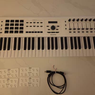 Arturia KeyLab 61 MkII MIDI Controller 2018 - Present - White image 1