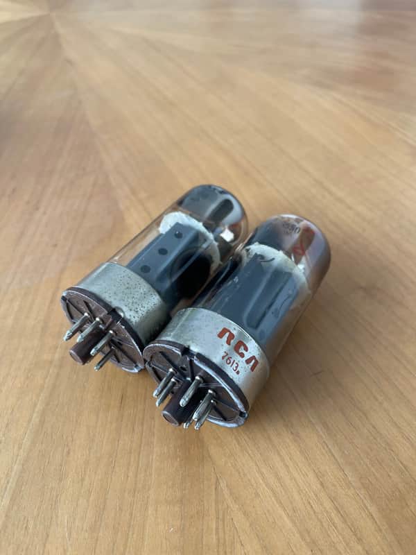Vintage Matched Pair RCA 6550 KT88 Dual Getter image 1