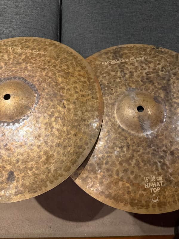 V-Classic Cymbals 15” HiHat Vintage Series 2024 - Hand hammered image 1