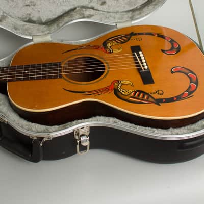 Kel Kroydon KK-1 Flat Top Acoustic Guitar, made by Gibson (1931), ser. #9806 (FON), molded plastic hard shell case. image 12