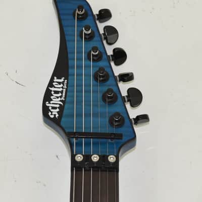 Schecter Banshee GT FR Electric Guitar Satin Trans Blue B-Stock 0214 image 4