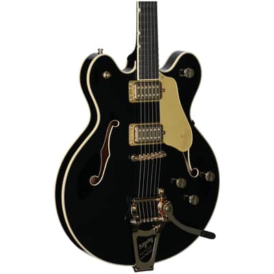 Gretsch Professional Collection Broadkaster LX Center Block Semi-hollowbody Electric Guitar, Black, Open Box (Very Good) image 1