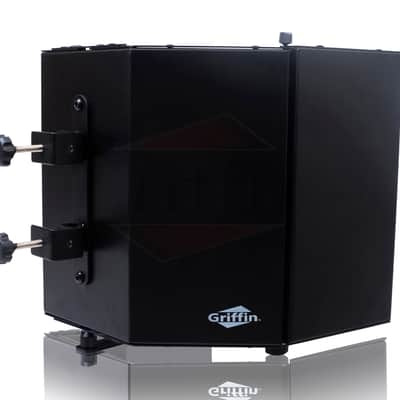 Studio Microphone Diffuser Isolation Sound Absorber Foam Panel Shield Mic Stand Bild 4