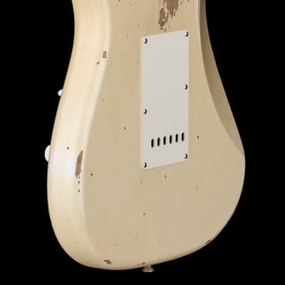 Fender Custom Shop 50s Strat Relic/Closet Classic Hardware - Super Faded Aged Olympic White #80049 image 8
