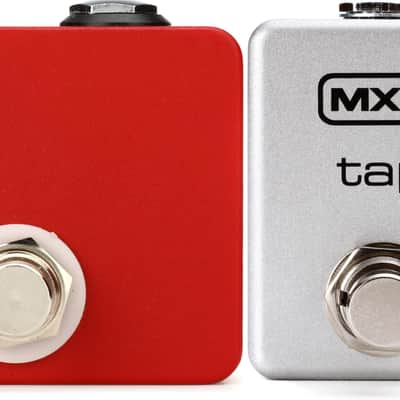 JHS Red Remote Auxiliary Footswitch Bundle with MXR M199 Tap Tempo Pedal image 1