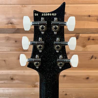PRS S2 Mira 594 Electric Guitar - Black Rainbow Holoflake image 6