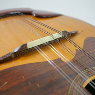 1968 Suzuki No. 228 Bowl Back Mandolin w/ Original Hard Case Japan image 12