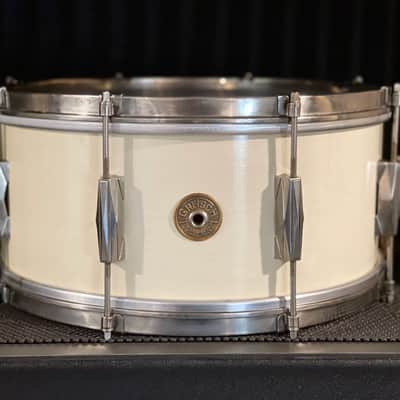 Gretsch Renown 40's White 6-1/2x14 Snare Drum image 1