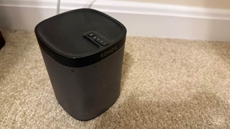 Sonos Play:1 Mini Wireless Speaker 2018 - Black image 1