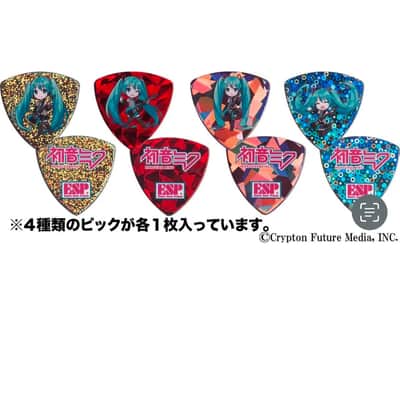 ESP Hatsune Miku Picks Set 初音 Japan image 3
