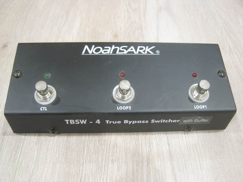 Noah's Ark NoahsArk TBSW-4 True Bypass Switcher Loop FootSwitch