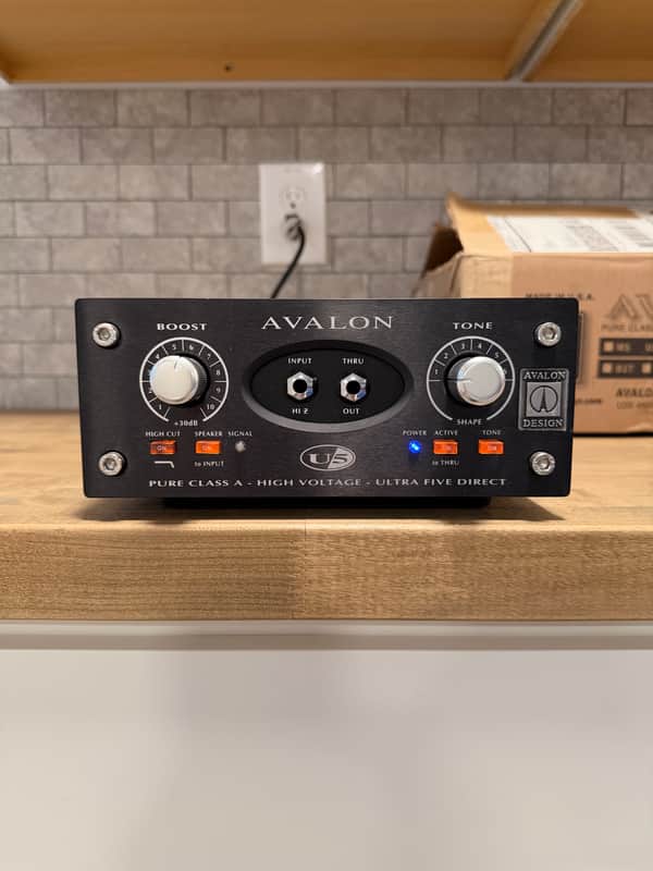 Avalon U5 Anniversary Edition Direct Box / Instrument Preamp 2010s - Black image 1