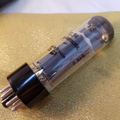Electro-Harmonix Tight Matched Pair (2) EL34 6CA7 tNOS AT1000 TESTED Vacuum Tubes Power Pentode 2000-2003 image 10