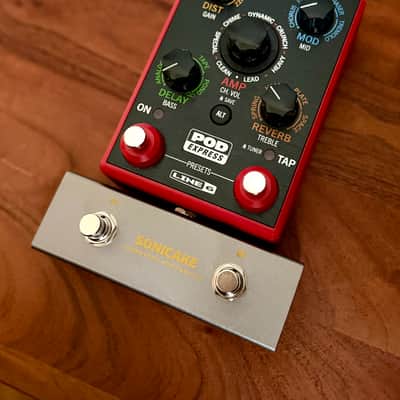 Line 6 POD Express w/Sonicake QFS-10 Momentary Footswitch image 3