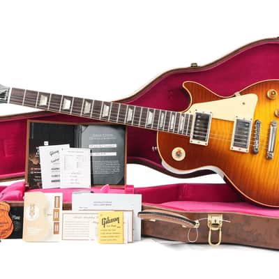 Gibson Custom 1959 Les Paul Standard Reissue Ice Tea Burst VOS image 3