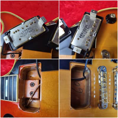 Rare - Aria Pro II LC-800 1977 - Cherry Sunburst - Les Paul Custom - Ebony Fretboard & Mother Of Pearl Inlays - Made In Japan - MIJ image 21