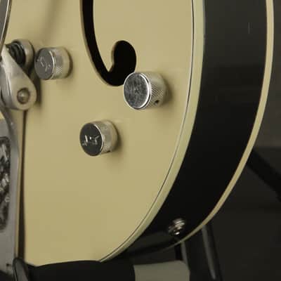 1958 Gretsch model 6187 Streamliner/Corvette added Dynasonic pickup LOTUS IVORY image 9
