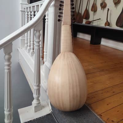 Handmade 14 Course Renaissance Lute Baroque Archlute - Mahogany and Rosewood Material image 7