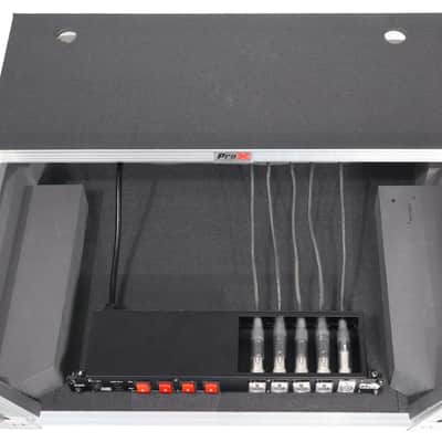 ProX X-PC4XLR-USB 1U 4-Way Powerkon to Edison AC Power Strip w/15A Breaker image 9