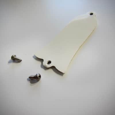 Gibson Truss Rod Cover Authentic Vintage Part Circa-1960-Black Plastic image 6