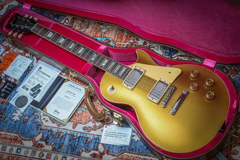 GIBSON USA Custom Shop Murphy Lab '57 Les Paul Reissue Ultra Light Aged "Goldtop" (2024) image 1