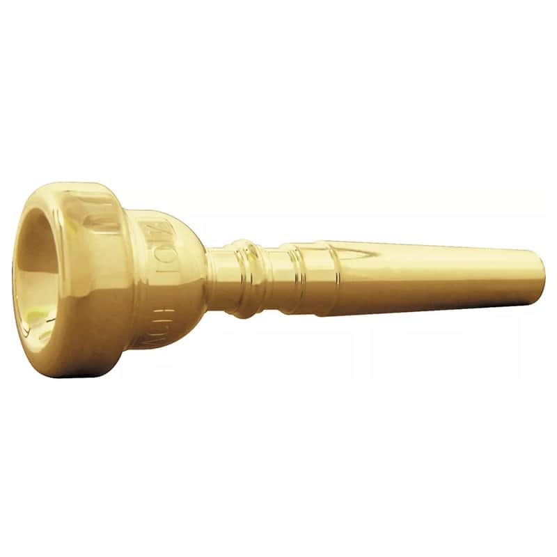 Bach 35110HAGP Classic 10.5AL Trumpet Mouthpiece in Gold Plate image 1