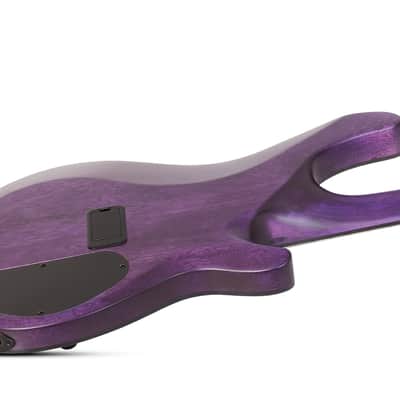 Schecter C-4 GT Bass LH Satin Trans Purple image 5