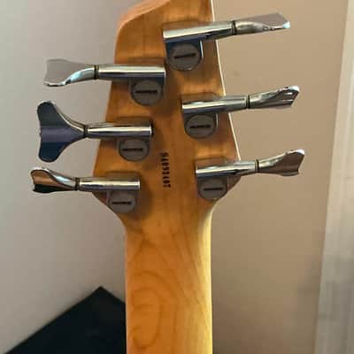 Washburn XB-600 Black 6 String Electric Bass image 5