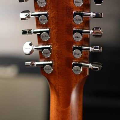 Taylor 454ce 12-String Grand Auditorium Acoustic/Electric Guitar Natural with Hardshell Case image 6