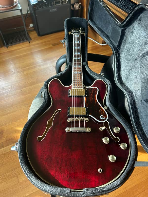 Epiphone Sheraton (Japanese Domestic) 1984 Wine Red image 1