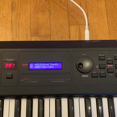 Yamaha MX49 MKII Synthesizer 2016 - Present - Black W/ Gig Bag and Cables image 3