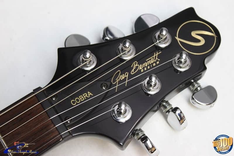 2003 Samick Greg Bennett CA2 Cobra Electric Guitar, Black, Made in