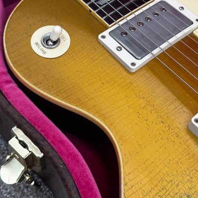 Gibson Custom Shop Murphy Lab '57 1957 Les Paul Goldtop Darkback Ultra Heavy Aged image 4